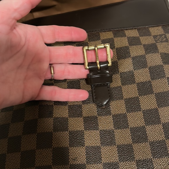 LOUIS VUITTON Damier Ebene Soho Backpack 1999 Classic mint Authentic Vintage - Picture 8 of 16